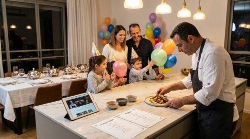 שף פרטי ליום הולדת